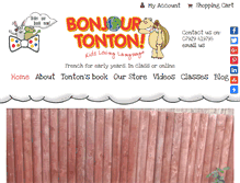 Tablet Screenshot of bonjourtonton.co.uk